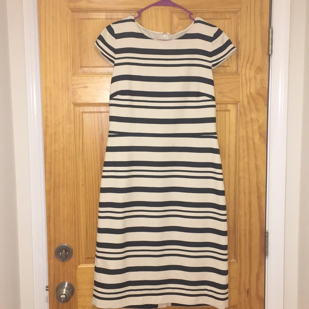 Never worn JCrew striped dress